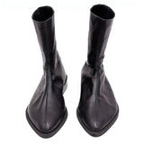 מגפון שפיץ תפר שחור G9B