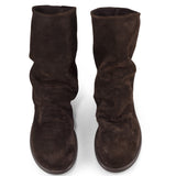 GG 881 מגף מכווץ ז'מש חום כהה